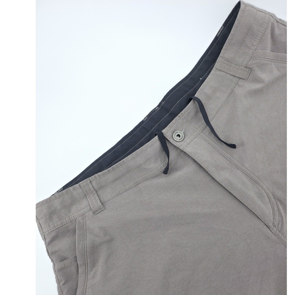 KUHL Shift Amphibia Shorts Mens 40 Gray Brown Quick Dry Performance Stretch 10in